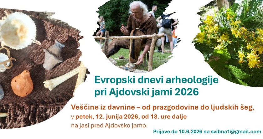 Evropski dnevi arheologije z veščinami iz davnine
